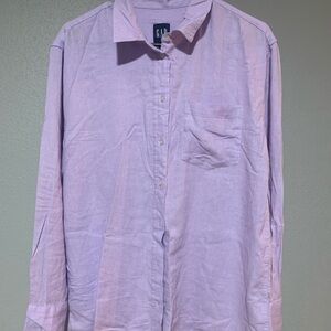 GAP Men's Lavender Button Down Shirt
